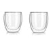 Set 2 vasos de café vidrio doble pared 300 ml 20JXP1422