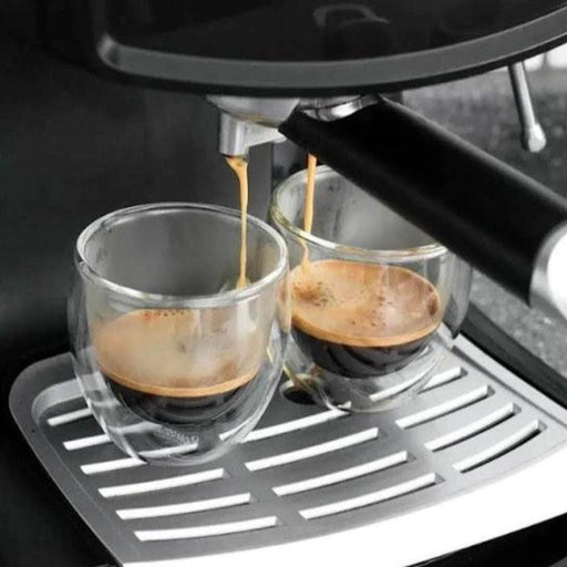 Set 2 vasos de café vidrio doble pared 300 ml 20JXP1422