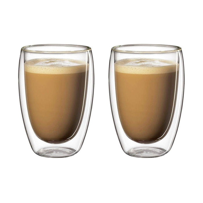 Set 2 vasos de café vidrio doble pared 400 mlo 20JXP1423