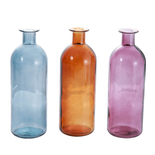 Set 3 botellas colores 16x5 cm BDX1756colores