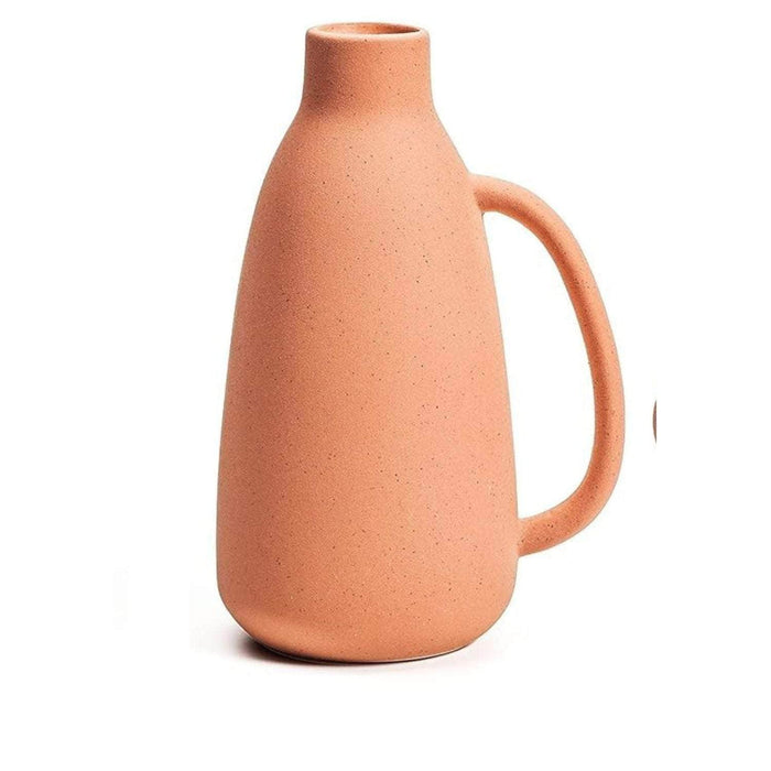 Set 3 jarrones cerámica terracota rústico TLS21HP027