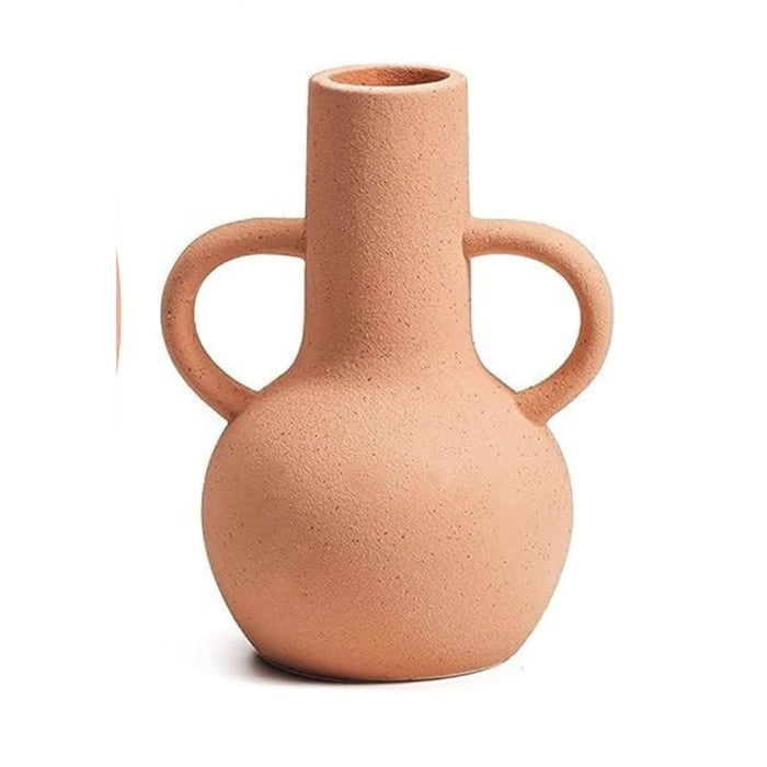 Set 3 jarrones cerámica terracota rústico TLS21HP027