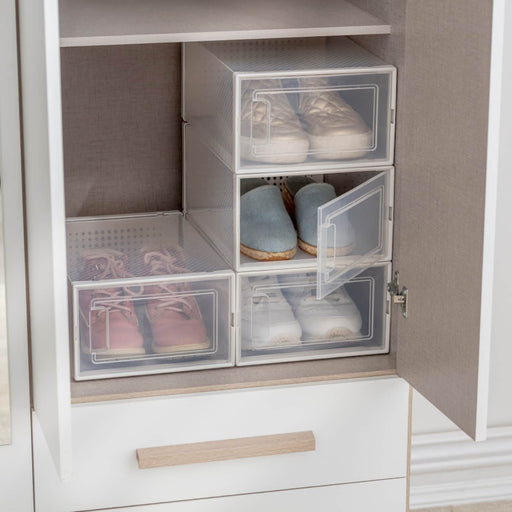 Set 4 cajas organizadoras de zapatos 21JXP722X4