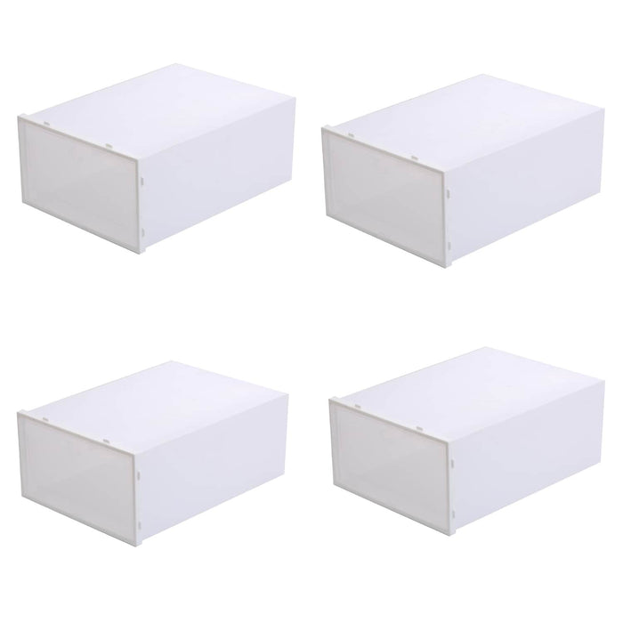 Set 4 cajas organizadoras de zapatos 21JXP722X4