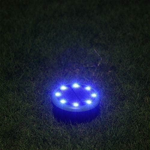 Set 4 focos led carga solar para jardín con estaca 20JXP635