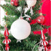 Set 50 adornos navideños blanco/rojo EG01-1688-0960-AL