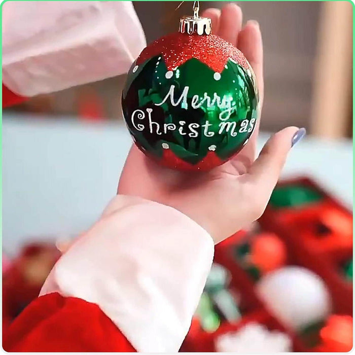 Set 50 adornos navideños rojo/verde EG01-1688-0958-AL