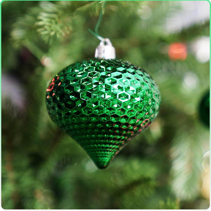 Set 50 adornos navideños rojo/verde EG01-1688-0958-AL