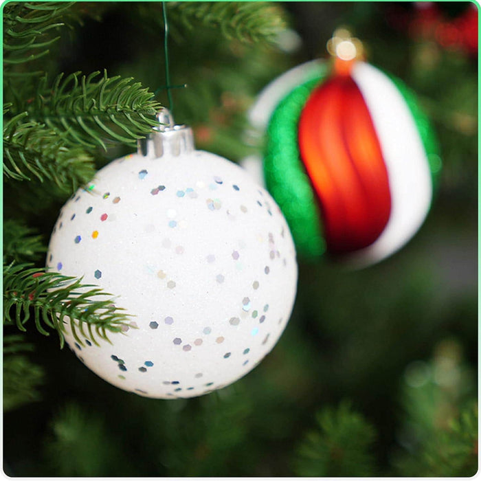 Set 50 adornos navideños rojo/verde EG01-1688-0958-AL