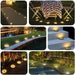 Set 6 focos led carga solar para jardín con estaca 20JXP635X6