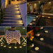Set 6 focos led carga solar para jardín con estaca 20JXP635X6