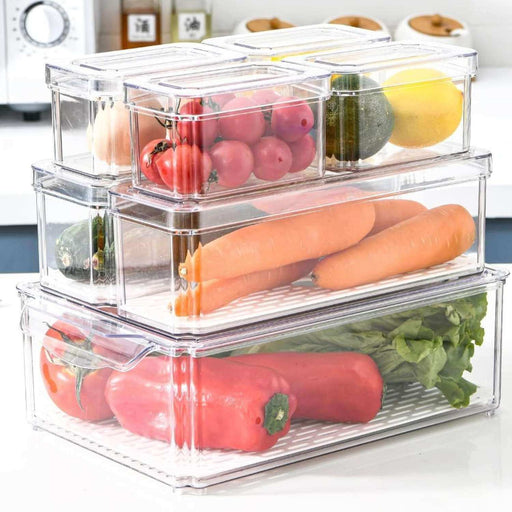 Set 7 tupper organizadores para refrigerador y cocina CDX728