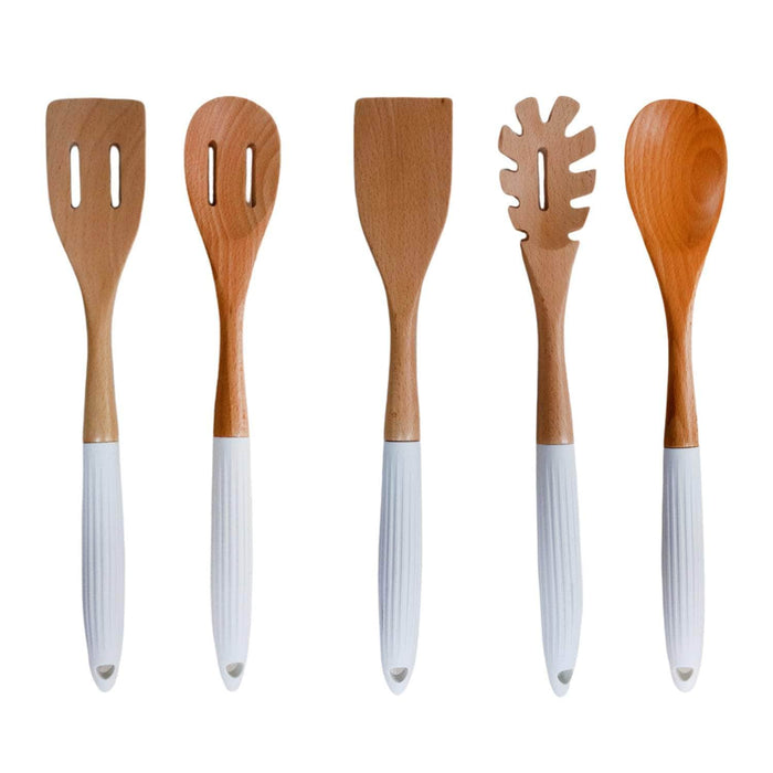 Set de 6 utensilios de cocina bambú 21JXP1636