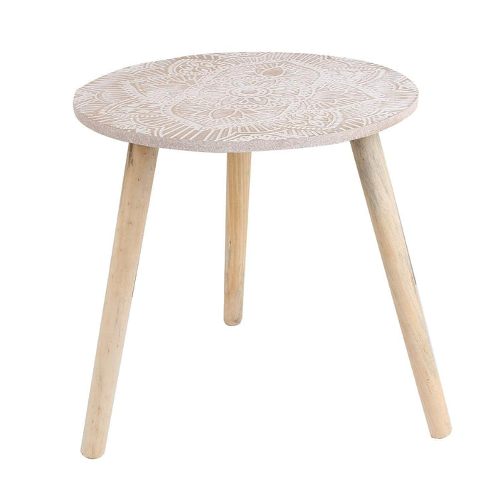 Set mesa de centro 3 niveles arrimo madera 20FXP4221-1
