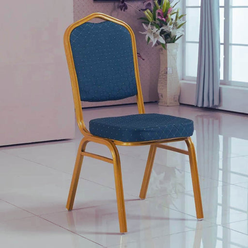 Silla de comedor banquetera azul FXP3565-AZ