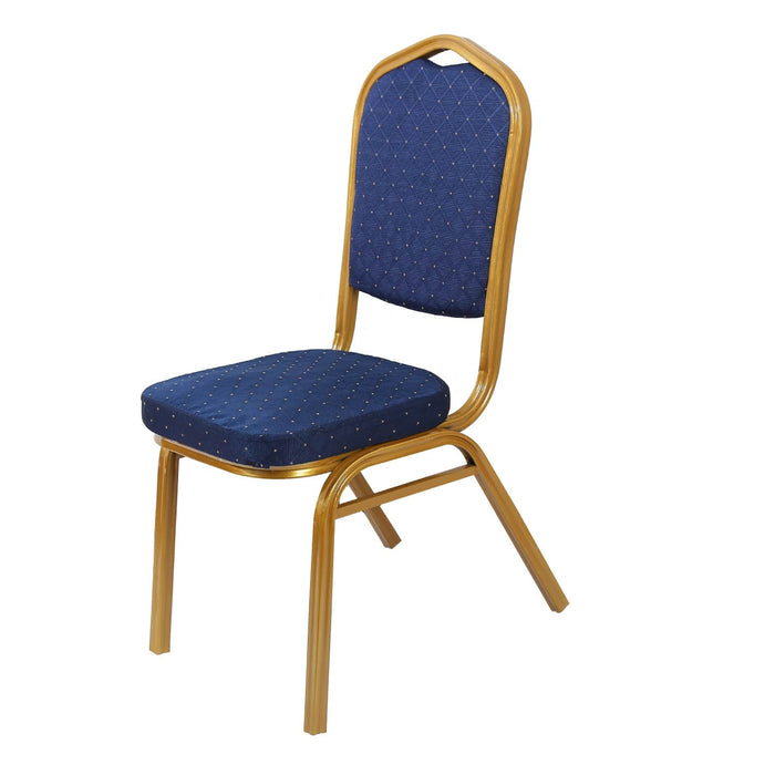 Silla de comedor banquetera azul FXP3565-AZ