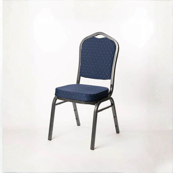 Silla de comedor banquetera azul - negro DDX1169