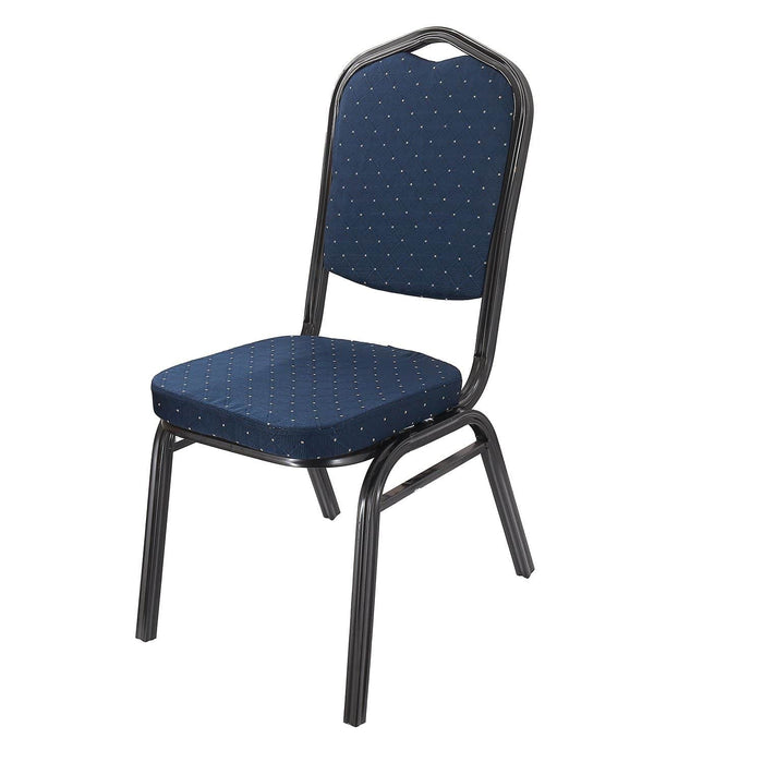 Silla de comedor banquetera azul - negro DDX1169