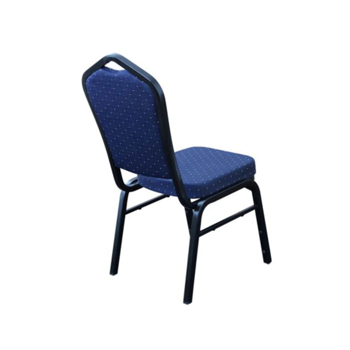 Silla de comedor banquetera azul - negro DDX1169