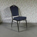 Silla de comedor banquetera azul - negro DDX1169