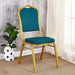 Silla de comedor banquetera verde CDX657