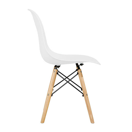 Silla de comedor estilo eames blanca 22JXP162-BL