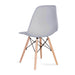 Silla de comedor estilo eames gris FXP3566-GR