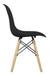 Silla de comedor estilo eames negra FXP3566-NE