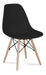 Silla de comedor estilo eames negra FXP3566-NE