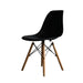 Silla de comedor estilo eames negra FXP3566-NE