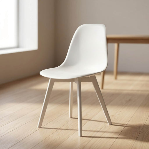 Silla eames minimalista blanca DDT9532