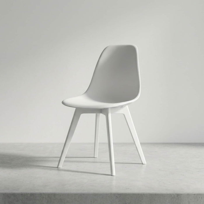 Silla eames minimalista blanca DDT9532