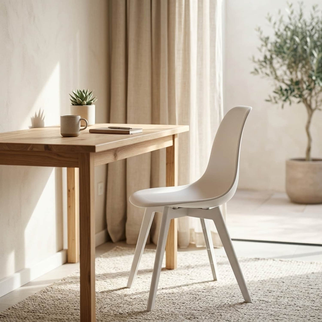 Silla Capitone Eames Blanca