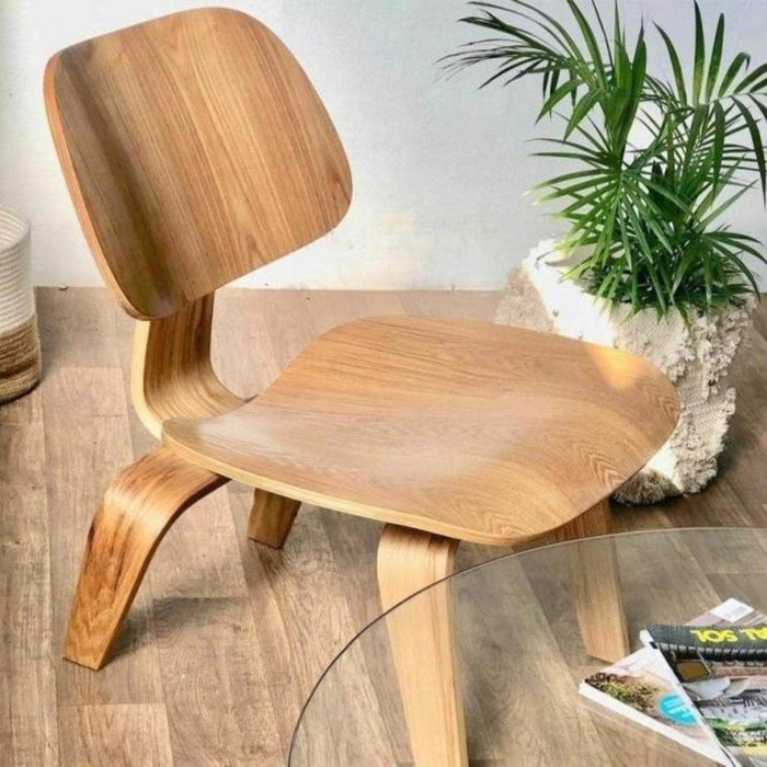 Silla Estilo Eames Madera Natural BCX1058