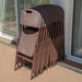 Silla plegable con asa color café JH-Y57TB