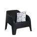 Silla poltrona italiana resina grafito 79x76,5x70 cm 185-GRAFITO