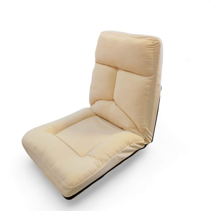 Sofá puff de piso reclinable beige DDT9739