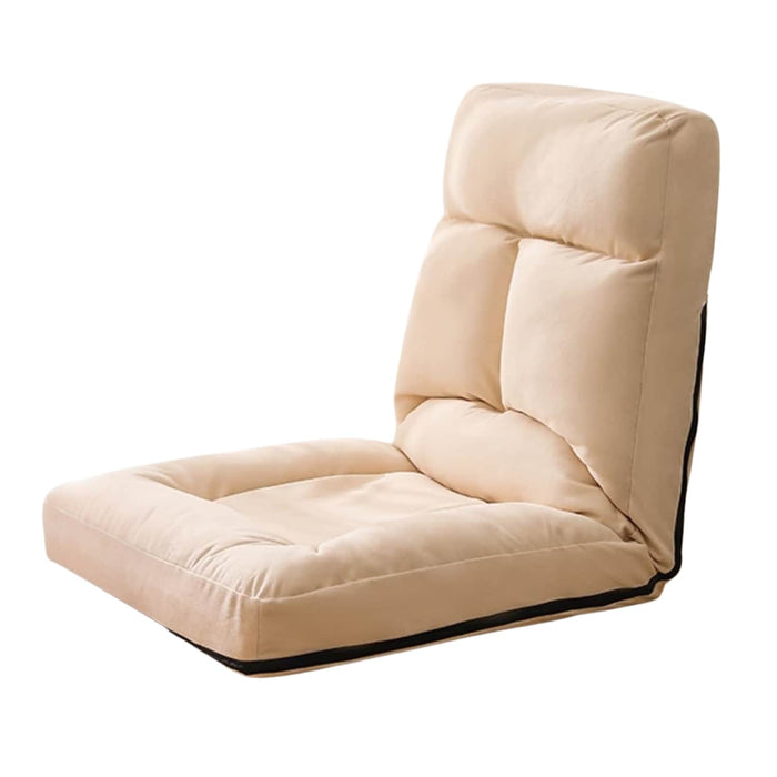 Sofá puff de piso reclinable beige DDT9739