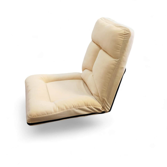Sofá puff de piso reclinable beige DDT9739
