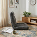 Sofá puff de piso reclinable gris DDT9742