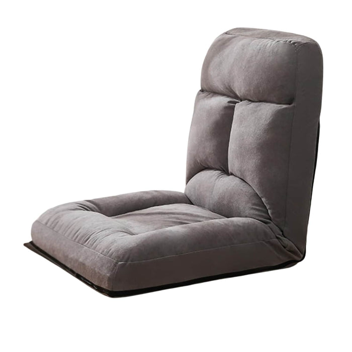 Sofá puff de piso reclinable gris DDT9742