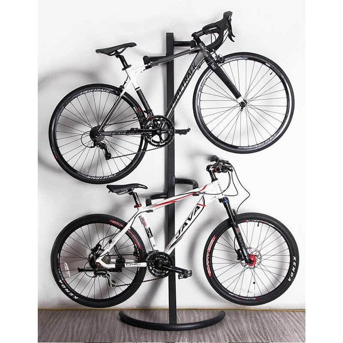 Soporte portabicicletas pedestal ajustable para 2 bicicletas 20JXP810