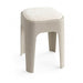Taburete apilable acolchado beige EAX67-1