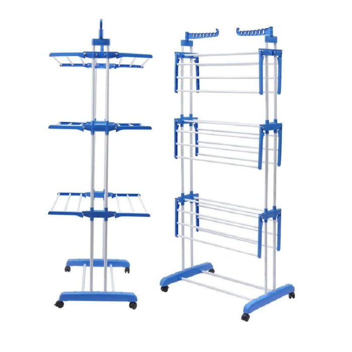 Tendedero plegable 3 niveles con ruedas 20JXP1763H