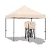 Toldo plegable beige 3x3 mt BDX1773