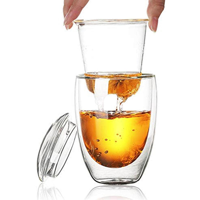 Vaso mug doble pared con infusor 350 ml 21YXP6153